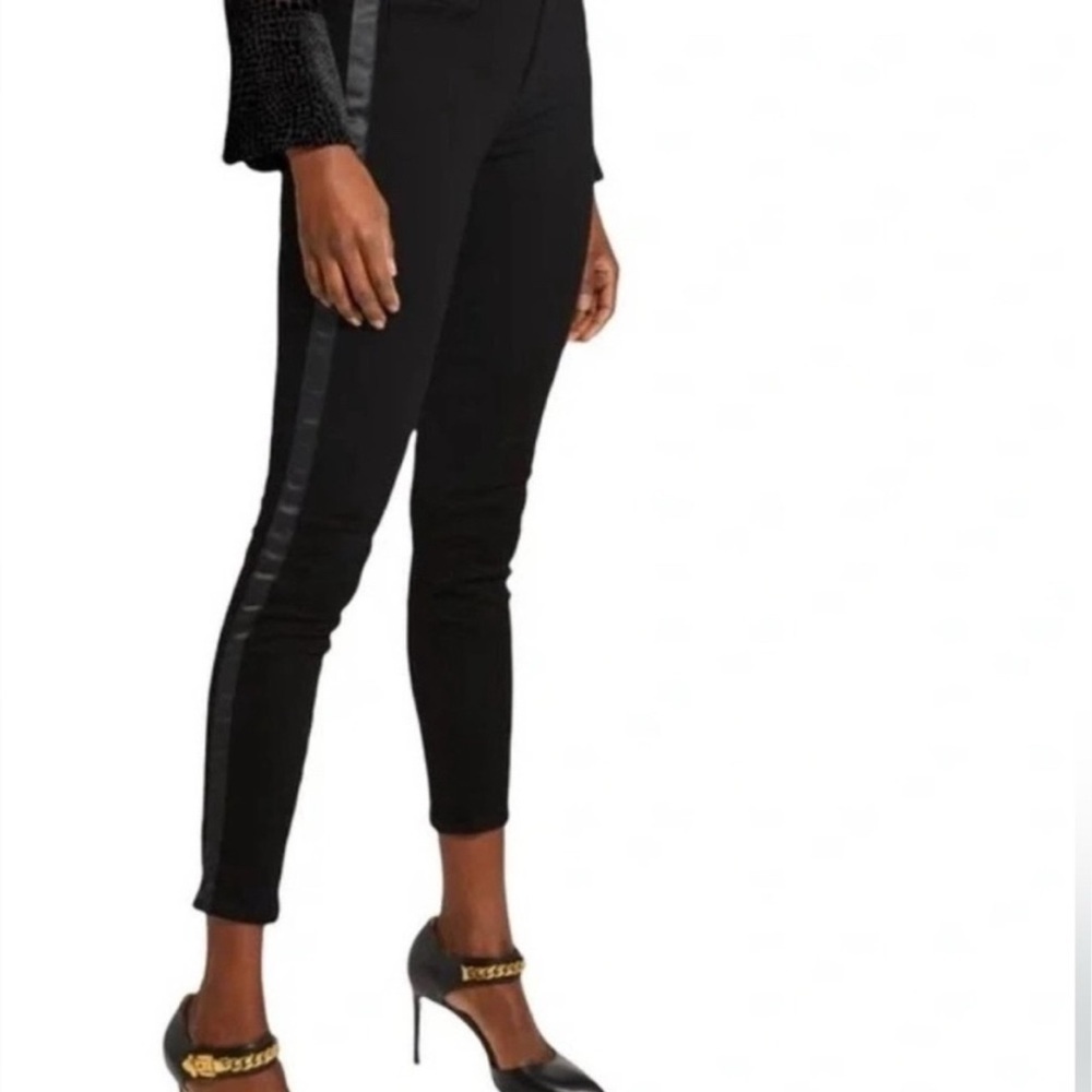 Veronica Beard Jeans Emma Skinny Mid Rise Onyx Black Size 28